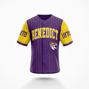 Benedict College Performance Unisex Baseball Jersey