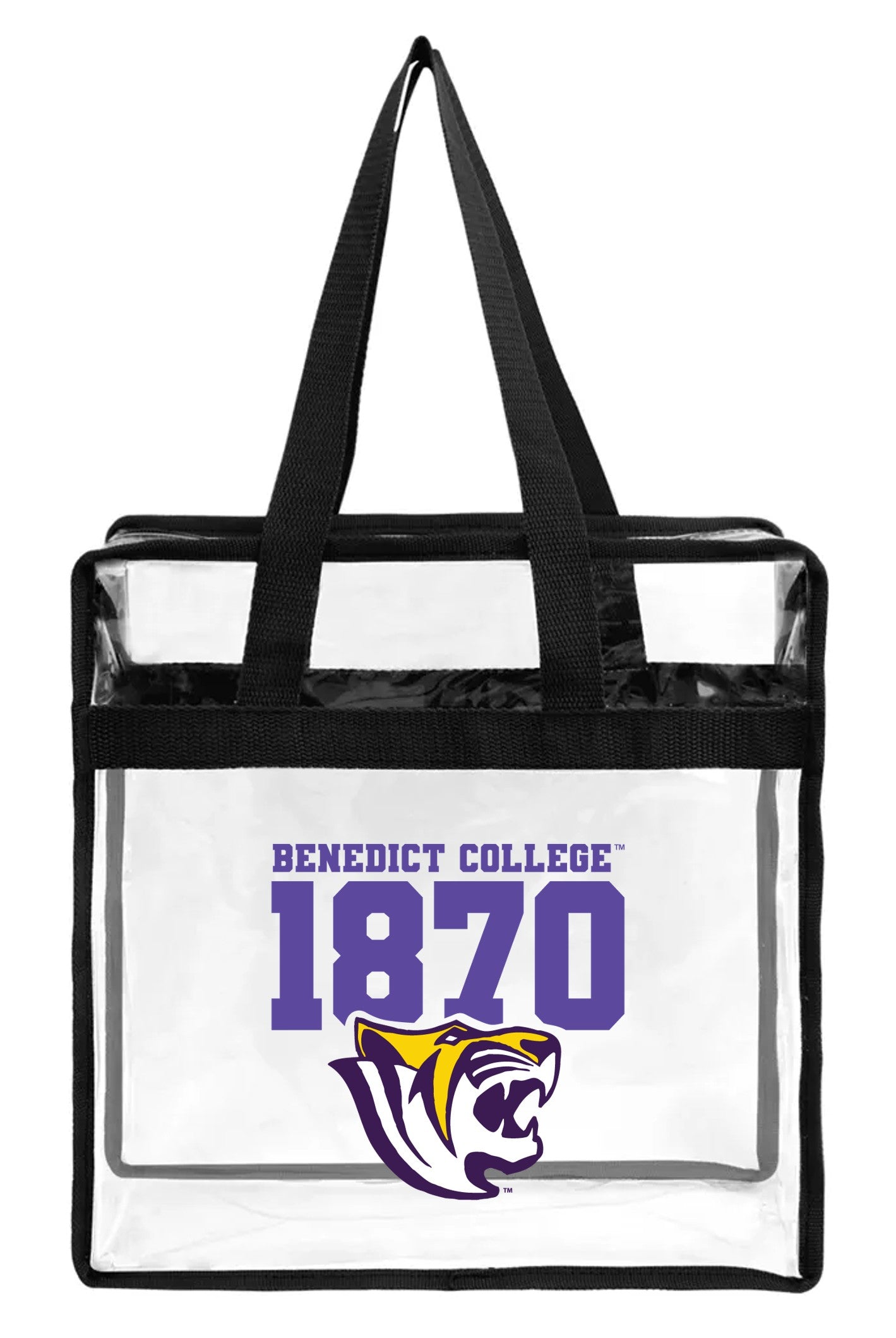 Stadium Approved Benedict College Clear Tote Bag