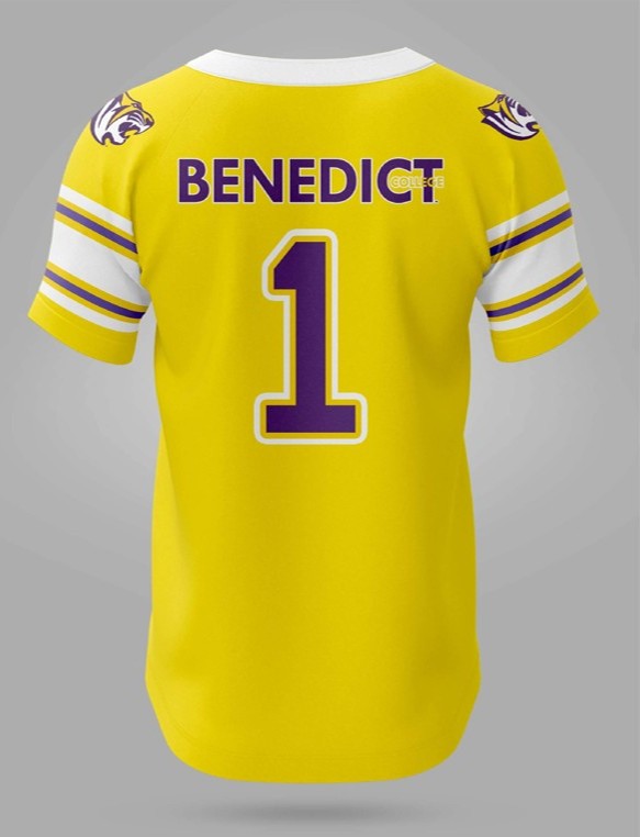 Benedict College Performance Unisex Football Jersey (Gold)