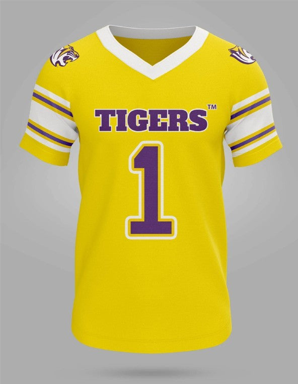 Benedict College Performance Unisex Football Jersey (Gold)