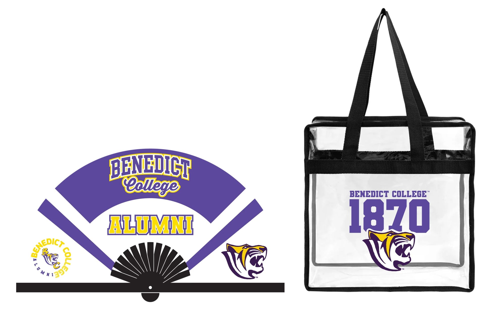 Benedict College Ultimate Homecoming Bundle (Clear Bag - Klap Fan Combo)